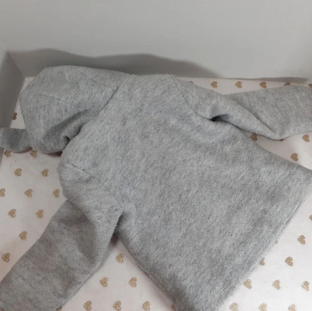 🔥3/$70 🎉HP🎉Cat & Jack Kids Rabbit Hooded Pea Coat